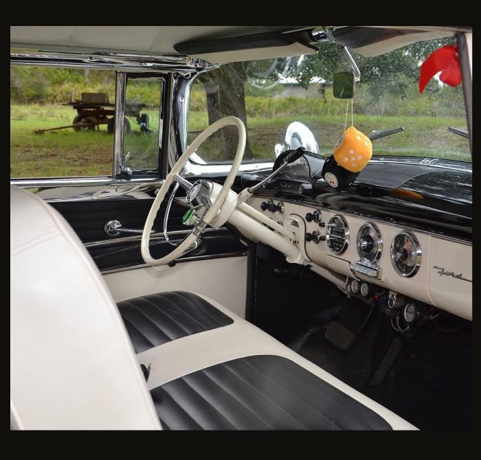 1955 Ford Fairlane Crown Victoria Interior 