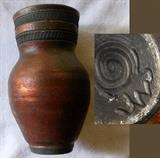Signed Pottery Vase