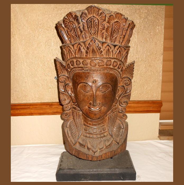 Decorative Head on Stand, Very Attractive 