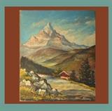 Very Old Signed Oil on Canvas