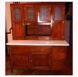 Very Nice Hoosier Style Cabinet Rescued from the Barn