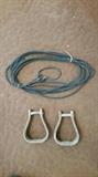 Horse Stirrups and Rope 