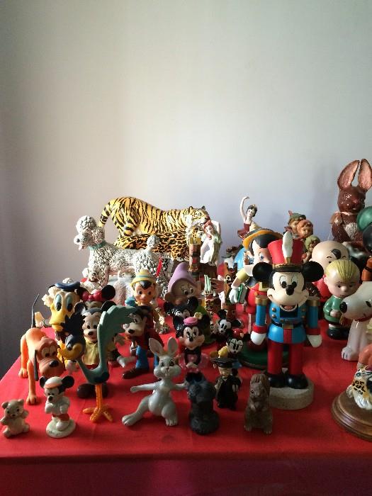 Less than 30% of the figurines and collectibles. Many handmade with talent