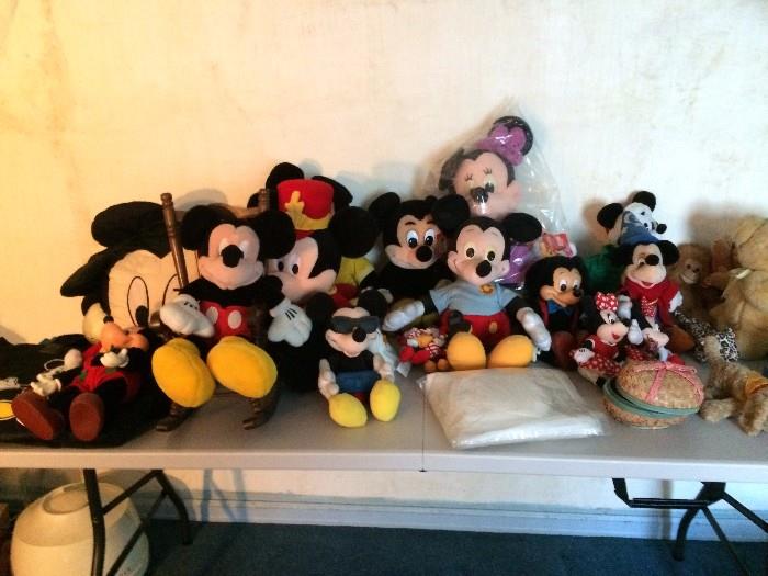 Mickey mouse collection (partial shown here)