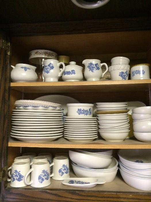 Pfaltzcraft dishes and serving items (service for 12 and extras)
