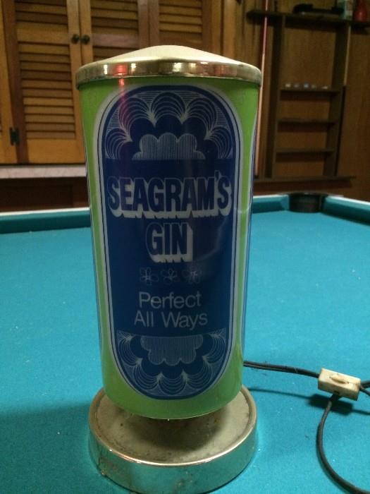 Seagrams Gin Bar lite (working condition)