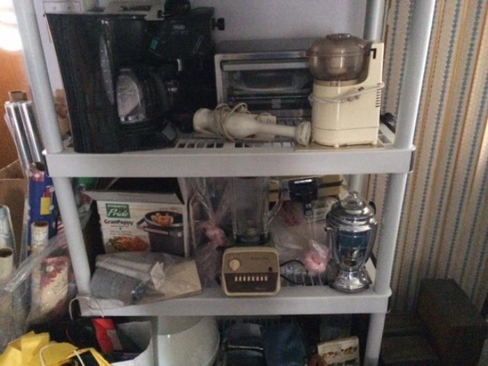 Kitchen appliances-many like new- some vintage