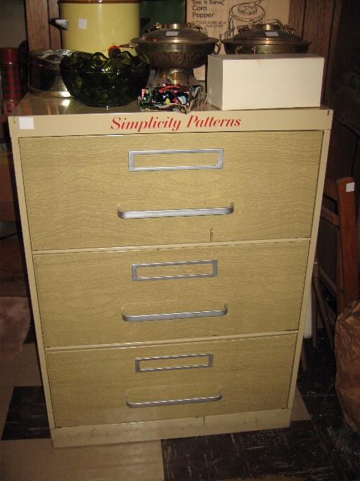 Simplicity Sewing Patterns Store Display Cabinets