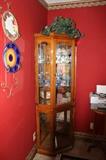 Lighted,Corner curio