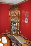 Open Top Shelf Lighted curio