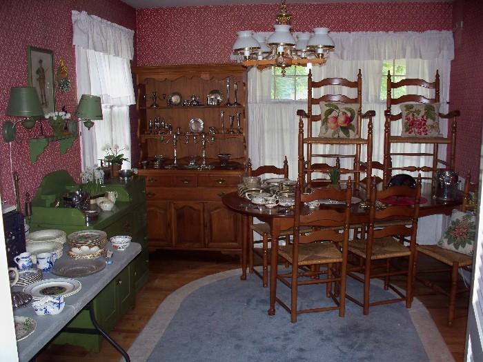 Home full of quality Furniture, Antiques and Collectibles.  Many Colonial, Federal Style Themes