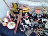 Vintage toys including Lewis Marx and Schoenhut