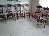 7 Antique Chairs