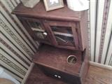 Vintage small bathroom hutch