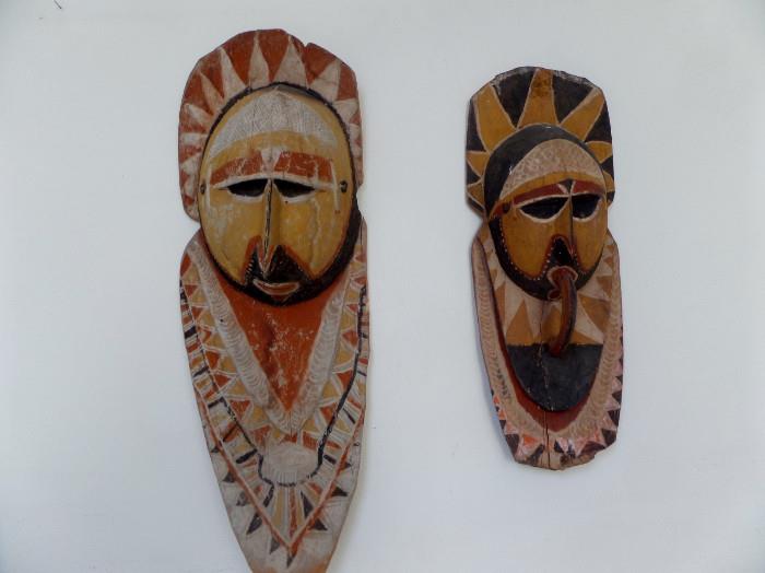 New Guinea tribal masks