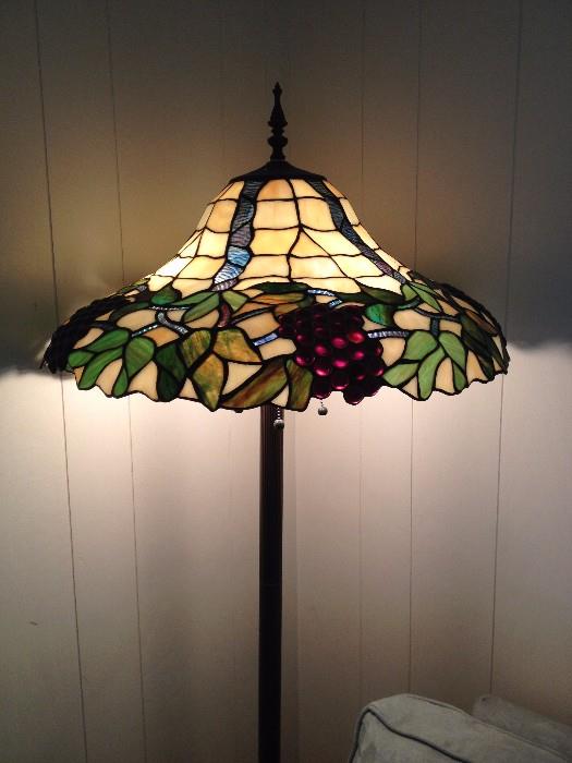 stained glass floor lamp