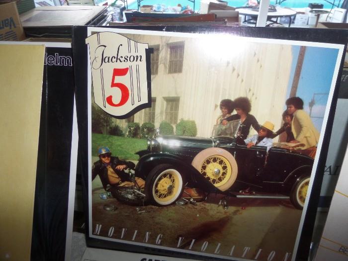 unopened Jackson Five Album. Moving Violation
