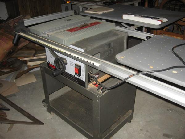 Ryobi 3000 10" Table Saw w/ 2 extended table surfaces.