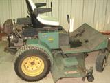 1 of 2 Bunton Commercial Hydro riding Mowers w/ Zero Turn & 65" Cut. One with 686.5 hrs and the other 1242.9 hrs.