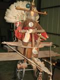 Eclectic Airplane. One of a Kind hand made.