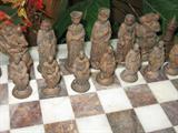 Hand Carved Chess Pieces