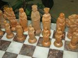 Hand Carved Chess Pieces