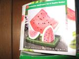Watermelon Salt & Pepper w/Napkin Holder (in box)