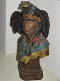 12" Indian Bust