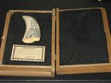 scrimshaw tooth - 1979.handmade by Blues II