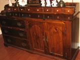 Pine sideboard for Lenin's with six large drawers and eight small drawers. 68 inches long, 38 inches tall, 20 inches deep.