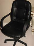 Leather office chair.