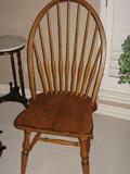 Two matching spindle back chairs
