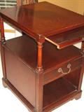 Pair of matching in tables. 18 inches wide 28 inches tall, 21 inches deep
