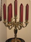 Seven candle candelabra