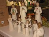 Willow tree figurines with boxes
