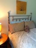 Brass headboard