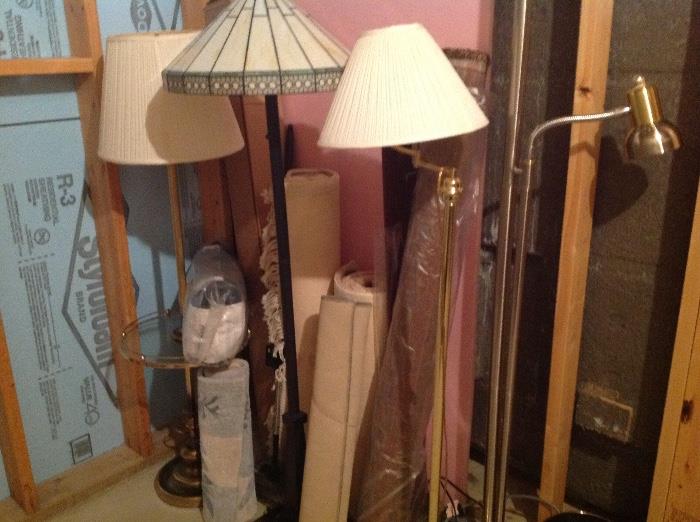 floor lamps and rugs