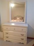 dresser and mirror