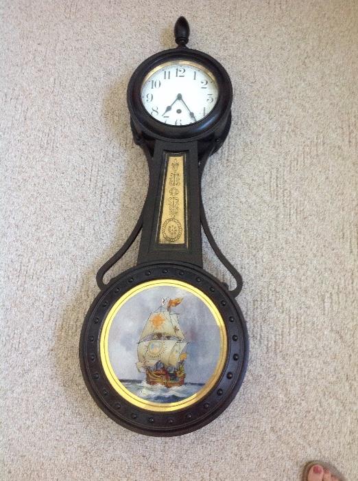 hand-made antique clock