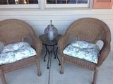 wicker chairs