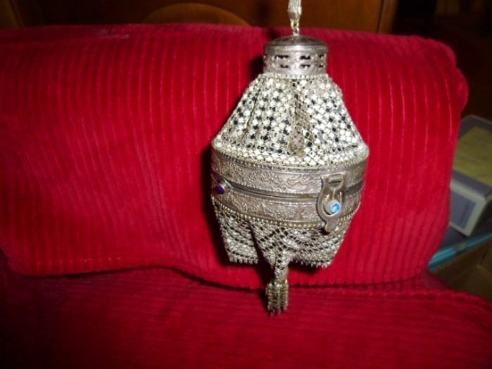 Victorian Sterling Purse / Compact - AMAZING!