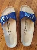 Birkenstock shoes...Women's US 8 1/2, EU 39...Many pairs of all differing styles...some new and some used.