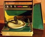 Vintage Record Player,  needs work but has a great look