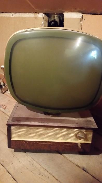 Retro Philco Predicta Television Table Top TV Set, Vintage, Looks Great! 