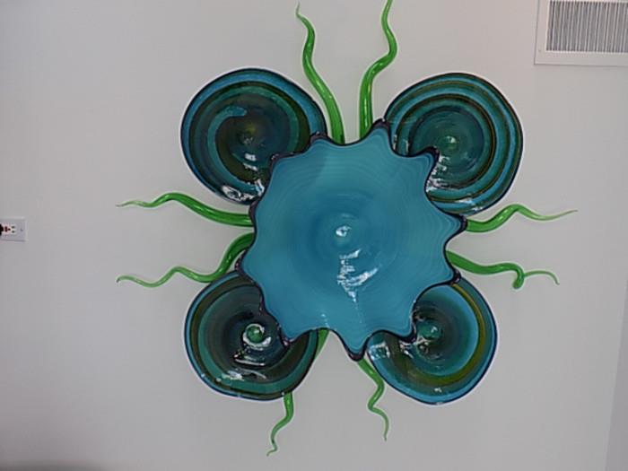 "SEA ANEMONE" WALL SCULPTURE FROM DALE CHIHULY'S GLASS WORKS