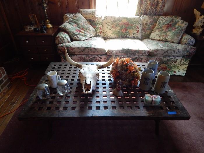 Vintage Ship Grate Coffee Table