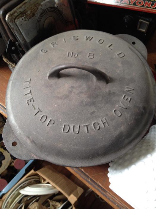 Top of Dutch Oven (Griswold #8)