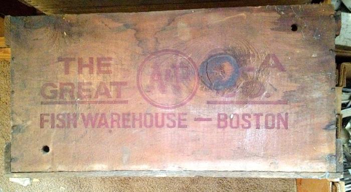 Early A & P warehouse crate (wood)