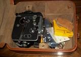 1950's European made movie camera plus case and lenses.