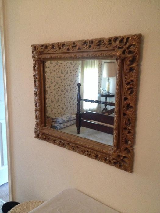 Small ornate mirror